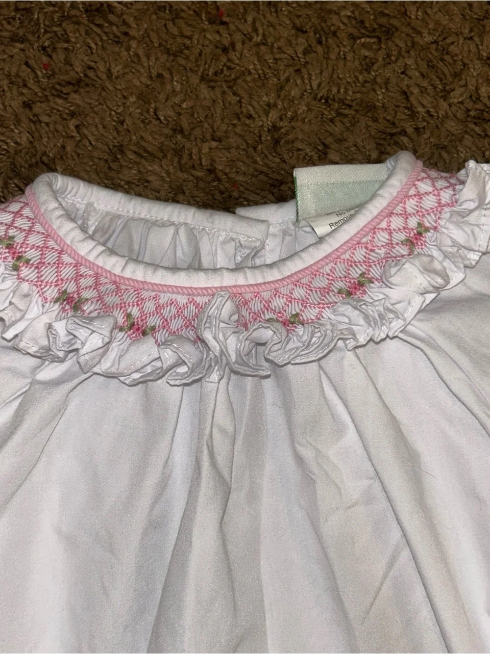 Zuccini smocked blouse shirt